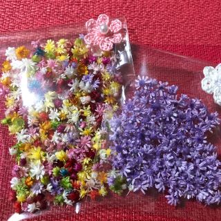 ◆専用◆💐スターフラワー💐ヘッド❤︎2点セット❤︎天然石(ドライフラワー)