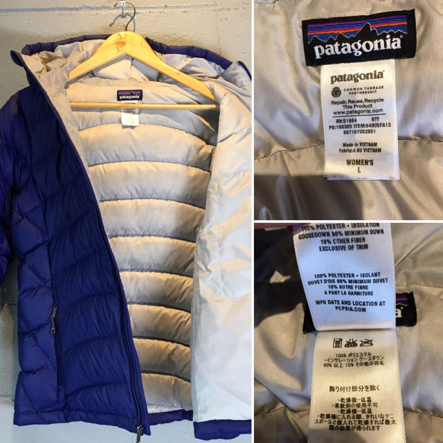 patagonia(パタゴニア)のpatagonia パタゴニア ダウンセーター フーディ 84905 レディースのジャケット/アウター(ダウンジャケット)の商品写真