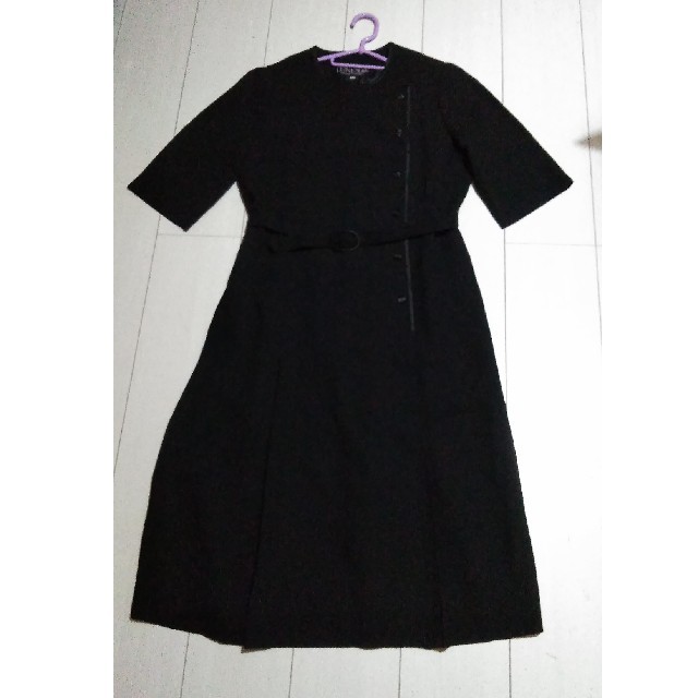 SOIR(ソワール)の《東京ソワール》ブラックフォーマルアンサンブル🌼11号 レディースのフォーマル/ドレス(礼服/喪服)の商品写真