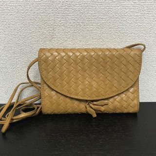 ボッテガヴェネタ(Bottega Veneta)のボッテガヴェネタ　ショルダーバッグ　キャメル　イントレチャート(ショルダーバッグ)