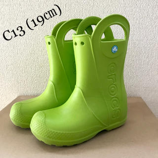 クロックス(crocs)のクロックス キッズ レインブーツ 長靴   C13 19cm (長靴/レインシューズ)