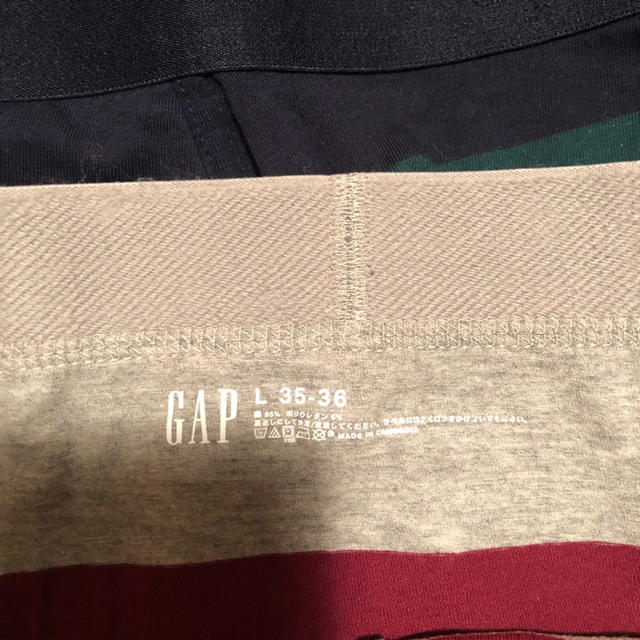 GAP(ギャップ)の【値下げ】【新品未使用】GAP ボクサーパンツ Lサイズ 5枚セット メンズのアンダーウェア(ボクサーパンツ)の商品写真