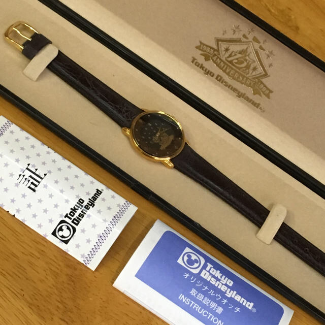 Disney(ディズニー)の東京ディズニーランド  15thアニバーサリー時計 レディースのファッション小物(腕時計)の商品写真