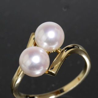 ミキモト(MIKIMOTO)のミキモト MIKIMOTO パール 6.5mm ゴールド リング 12.5号(リング(指輪))