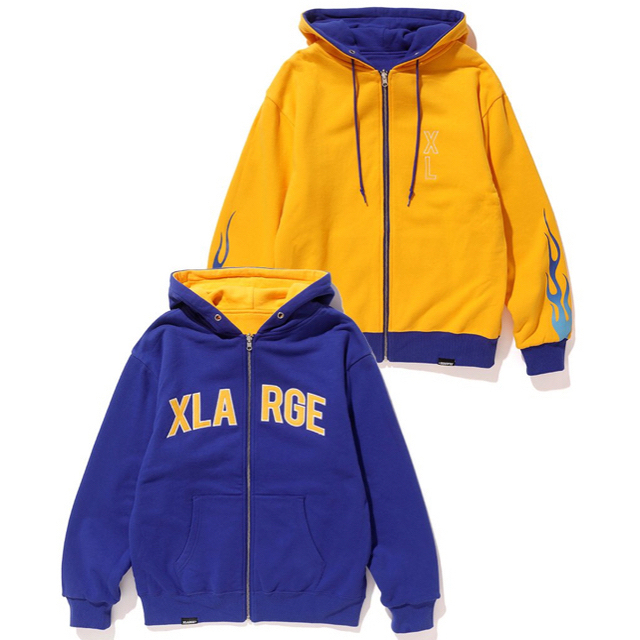 XLARGE(エクストララージ)の［新品未使用］XLARGE リバーシブル ジップパーカー メンズのトップス(パーカー)の商品写真