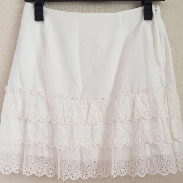 LAISSE PASSE(レッセパッセ)の送料込み♡コットンレーススカート レディースのスカート(ミニスカート)の商品写真