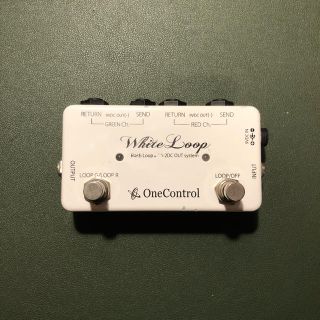 one control white loop スイッチャー ABボックス(エフェクター)