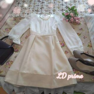 エルディープライム(LD prime)の♡LD primeエルディプライム☆シフォンワンピース♡(ひざ丈ワンピース)