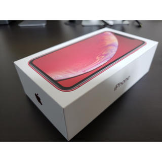 アップル(Apple)のiPhoneXR 64gb Red simフリー(スマートフォン本体)