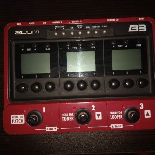 ズーム(Zoom)のzoom B3(ベースエフェクター)