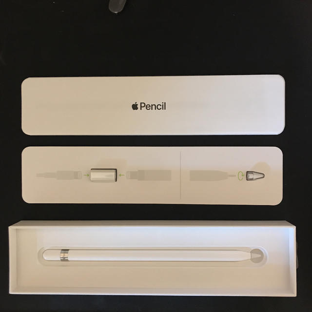 apple pencil 第一世代 美品 箱付 シリコンカバー | フリマアプリ ラクマ