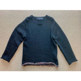 コムデギャルソン(COMME des GARCONS)のコムデギャルソン ローゲージニット/セーター(黒・サイズM程度)(ニット/セーター)