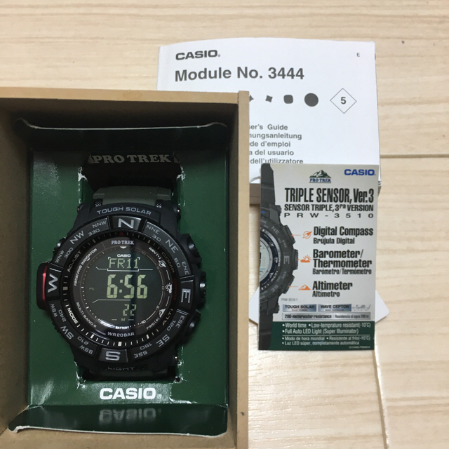 CASIO(カシオ)のFD様専用 日本未発売 新品CASIO プロトレック PRO TREK ソーラー メンズの時計(腕時計(デジタル))の商品写真