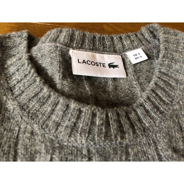 LACOSTE(ラコステ)の専用です。ラコステ セーター グレー サイズ3  メンズのトップス(ニット/セーター)の商品写真