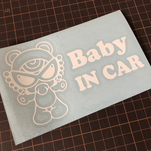 HYSTERIC MINI - ヒスミニ テディ baby in car ステッカーの通販 by Print shop｜ヒステリックミニならラクマ