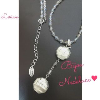 レリアン(leilian)のレリアン   【新品 未使用】  ビジューネックレス(ネックレス)