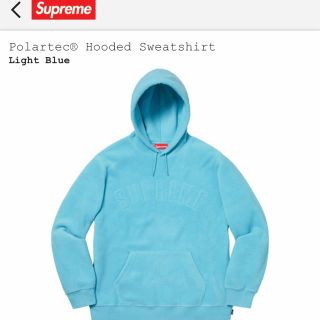 シュプリーム(Supreme)のシュプリーム polartec hooded sweatshirt 正規品 M(その他)