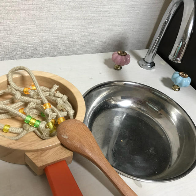 保育士の手作りおもちゃ ままごと用 めんめん モンテッソーリ ハンドメイド 保育 ハンドメイドのキッズ/ベビー(おもちゃ/雑貨)の商品写真