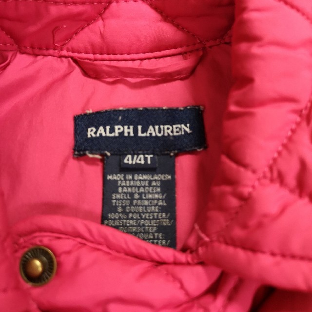 Ralph Lauren(ラルフローレン)のRALPH LAURENコート　100キルティングジャケット キッズ/ベビー/マタニティのキッズ服女の子用(90cm~)(ジャケット/上着)の商品写真