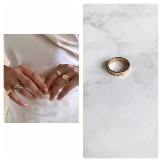 vintage gold ring ヴィンテージ リング 指輪(リング(指輪))