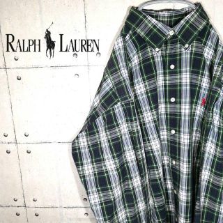 ポロラルフローレン(POLO RALPH LAUREN)の90s 古着 ラルフローレン チェック シャツ BLAIRE 長袖(シャツ)