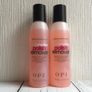 オーピーアイ(OPI)のOPI アセトンフリー ポリッシュリムーバー 110ml×2本(除光液)