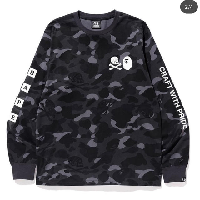 A BATHING APE(アベイシングエイプ)のA BATHING APE×NEIGHBORHOOD メンズのトップス(Tシャツ/カットソー(七分/長袖))の商品写真