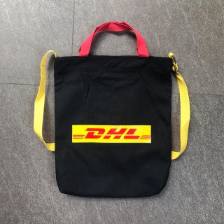 ウィゴー(WEGO)の新品 DHLロゴトークバック ブラック(トートバッグ)