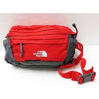 ザノースフェイス(THE NORTH FACE)の☆新品☆ THE NORTH FACE スピナ ウエストポーチ ５Ｌ レッド(ウエストポーチ)