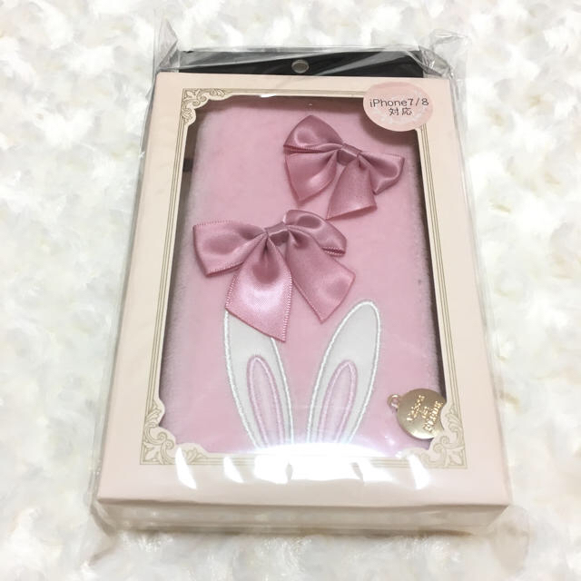 Maison de FLEUR(メゾンドフルール)の新品＊イースターバニーiPhoneケース【7・8対応】 スマホ/家電/カメラのスマホアクセサリー(iPhoneケース)の商品写真