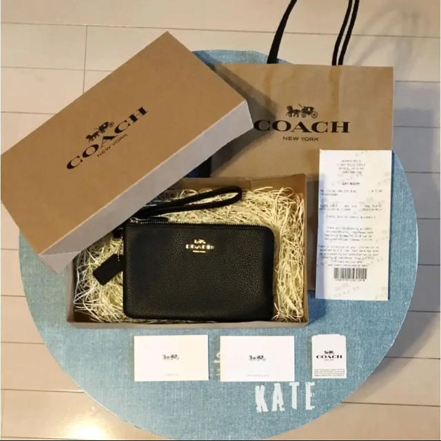 アイフォーン8 ケース シュプリーム | COACH - 新品未使用 コーチ ダブルジップ ポーチ 財布 iPhoneケース BK ラストの通販 by kate's shop｜コーチならラクマ