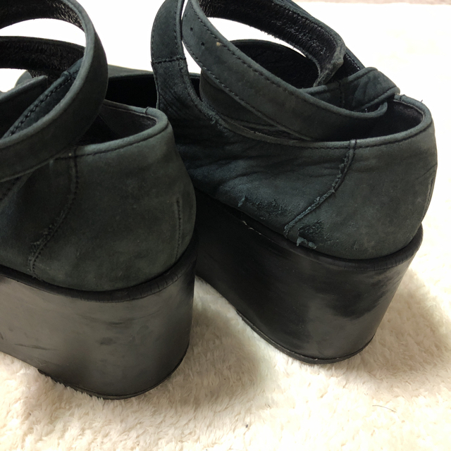 TOKYO BOPPER(トーキョーボッパー)のBELLY BUTTONブラック厚底バレリーナ　値下げ不可！ レディースの靴/シューズ(ローファー/革靴)の商品写真