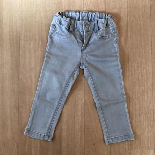 プチバトー(PETIT BATEAU)のプチバトー グレーデニム 18M81㎝ 記名なし(パンツ)