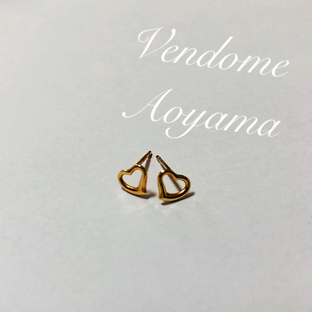 Vendome Aoyama(ヴァンドームアオヤマ)のK10＊ハートピアス レディースのアクセサリー(ピアス)の商品写真