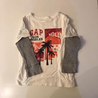 ベビーギャップ(babyGAP)の《お値下げ！》重ね着風ロングTシャツ☆サイズ100cm(Tシャツ/カットソー)