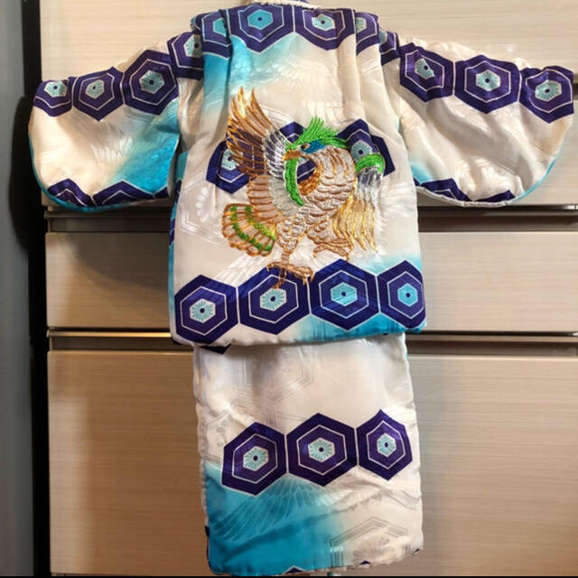 男の子 着物 お祝い 七五三  キッズ/ベビー/マタニティのキッズ服男の子用(90cm~)(和服/着物)の商品写真