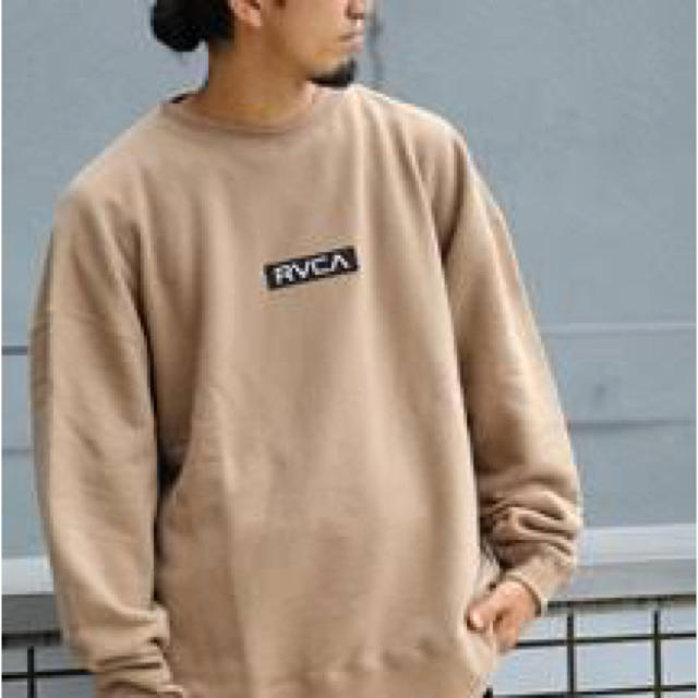 RVCA(ルーカ)のRVCA ベージュ トレーナー スウェット メンズのトップス(スウェット)の商品写真