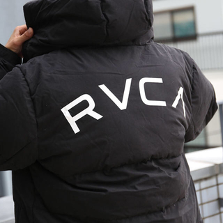 ルーカ(RVCA)の新品❗️(激レア)RVCAダウンジャケット(BLACK)Sサイズ(ダウンジャケット)