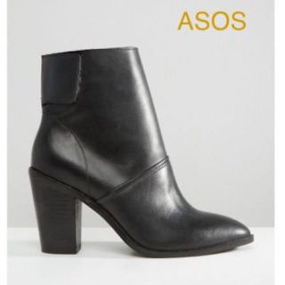 エイソス(asos)のASOS 本革 レザーアンクルブーツ(ブーツ)