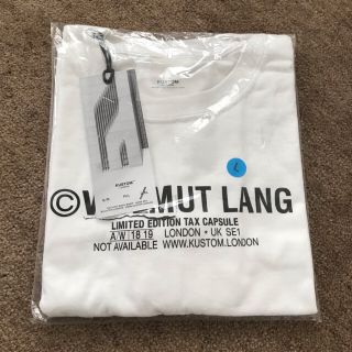 ヘルムートラング(HELMUT LANG)のkustom london Tシャツ vetementsパロディカスタムロンドン(Tシャツ/カットソー(半袖/袖なし))