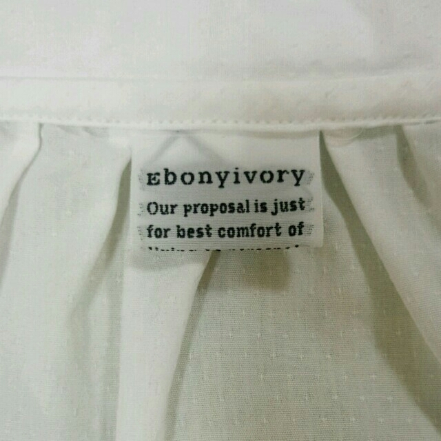 Ebonyivory(エボニーアイボリー)のエボニーアイボリー♡ドビードットカットソ レディースのトップス(シャツ/ブラウス(長袖/七分))の商品写真