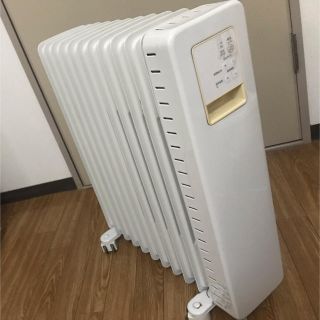 未使用　MUJI 無印良品　ミニオイルヒーター　オイルヒーター　シンプル　白