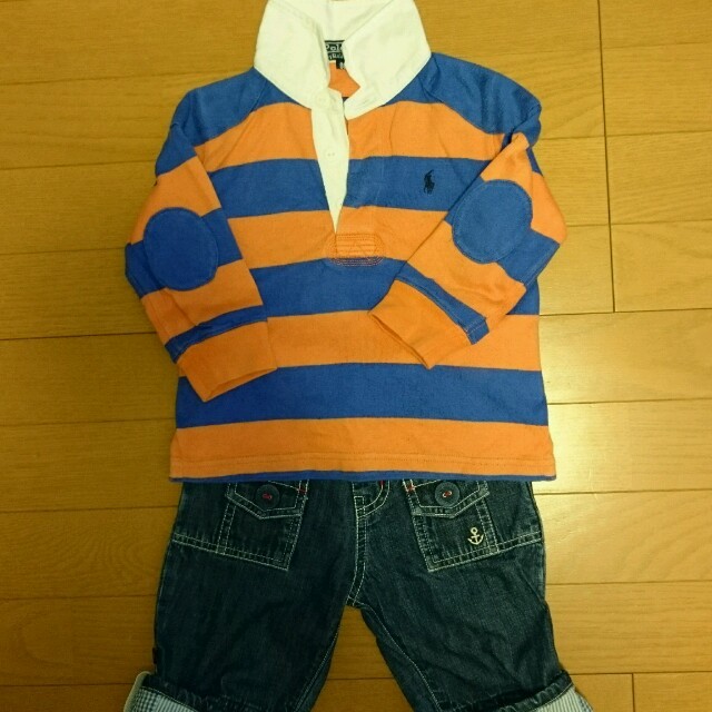 Ralph Lauren(ラルフローレン)のラルフ・ローレン☆ラガーシャツ90 キッズ/ベビー/マタニティのキッズ服男の子用(90cm~)(その他)の商品写真