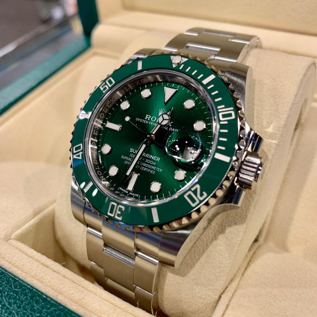 時計 ROLEX ロレックス サブマリーナデイト グリーンサブ ステンレス