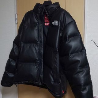 シュプリーム(Supreme)のSupreme レザーヌプシダウン 値下げ(ダウンジャケット)