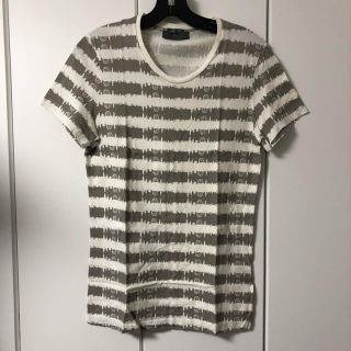 マックキュー(McQ)のAlexander Mcqueen McQ Tシャツ XS ボーダー(Tシャツ/カットソー(半袖/袖なし))