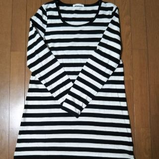 ローリーズファーム(LOWRYS FARM)のボーダーチュニックTシャツ(チュニック)