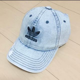 アディダス(adidas)の【ラスト１】新品未使用adidas アディダスロゴデニムベースボールキャップ(キャップ)