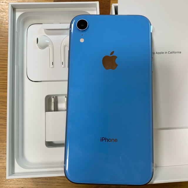 iPhone XR 128GB Blue 新品未使用 SIMロック解除済み