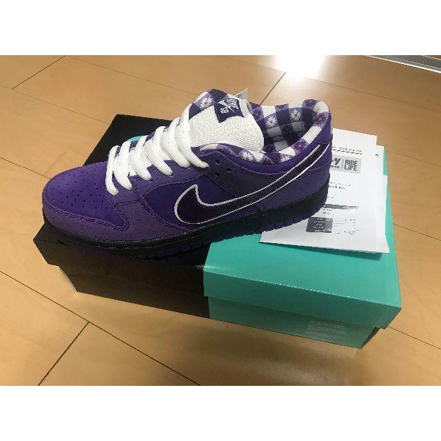 NIKE(ナイキ)のConcepts NIKE SB LOW PURPLE LOBSTER 25cm メンズの靴/シューズ(スニーカー)の商品写真